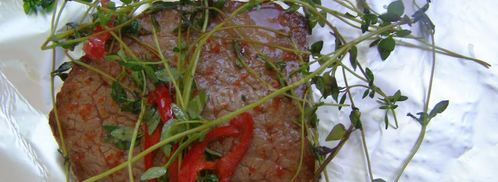 стейк с кровью из говядины. Шаг 7