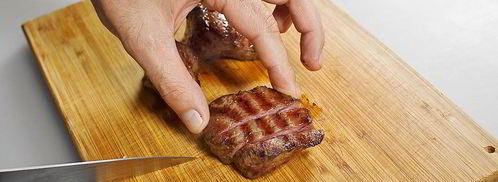 стейк с мятой и бальзамическим уксусом. Шаг 7