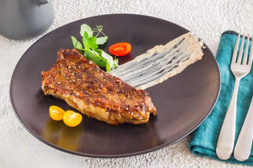 Рецепт стейк с перечным соусом