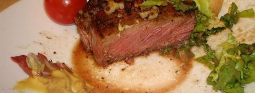 стейк с салатом микс. Шаг 15