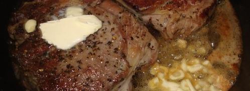 стейк с салатом микс. Шаг 6