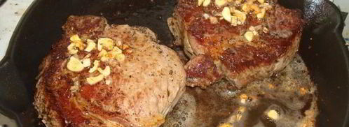 стейк с салатом микс. Шаг 7