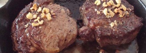 стейк с салатом микс. Шаг 8