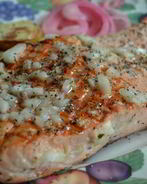 Стейк семги на вермут-маринаде