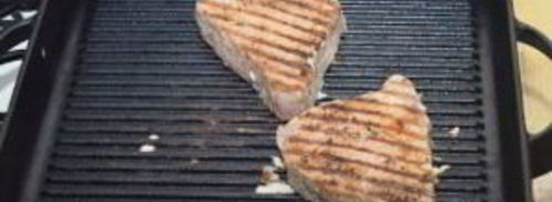 стейк тунца на гриле. Шаг 4