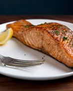 Стейки форели, запеченные в духовке