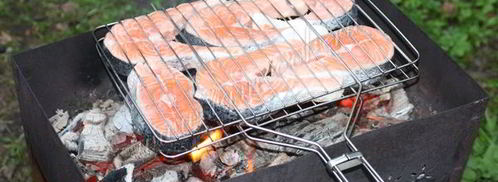 стейки из семги на углях. Шаг 5