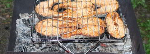 стейки из семги на углях. Шаг 6