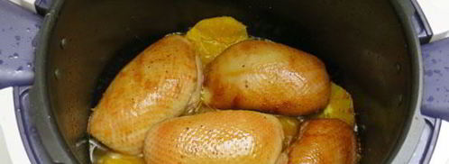 стейки из утки с апельсинами в мультиварке. Шаг 5