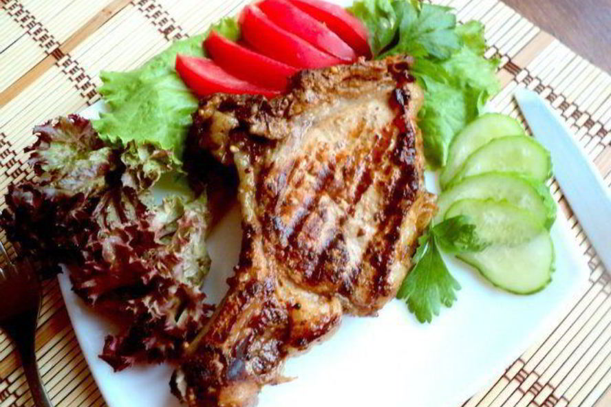 Рецепт свиной стейк на гриле