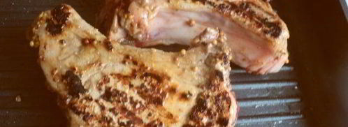 свиной стейк на гриле. Шаг 2