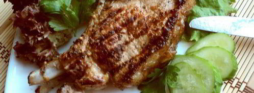 свиной стейк на гриле. Шаг 3