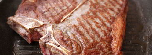 вишневый соус и стейк ти-бон. Шаг 5