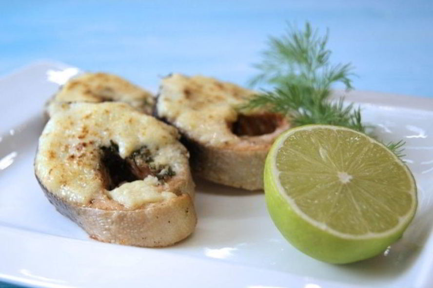 Рецепт запеченные стейки горбуши