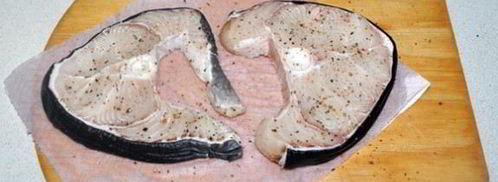 жареные стейки акулы. Шаг 3