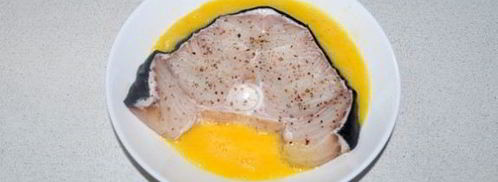 жареные стейки акулы. Шаг 4