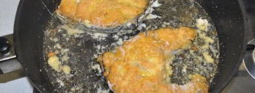 жареные стейки акулы. Шаг 6