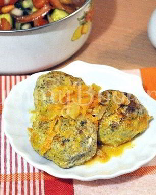 Куриные тефтели с грибами