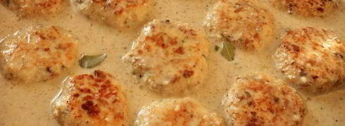 куриные тефтели в пикантном грибном соусе. Шаг 9