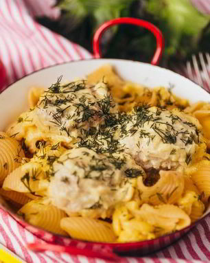 Куриные тефтели в сливочно-сырном соусе