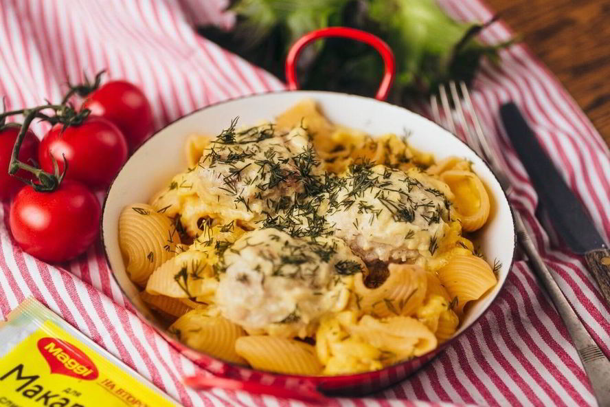 Рецепт куриные тефтели в сливочно-сырном соусе