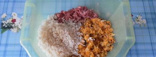 мясные тефтели с рисом и овощами в томатном соусе. Шаг 12