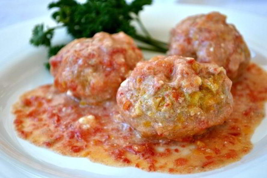 Рецепт мясные тефтели с тыквой