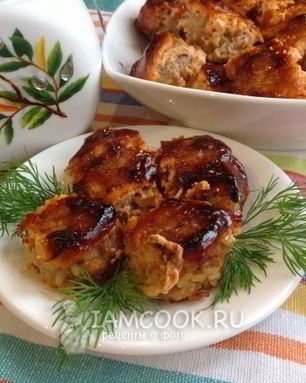 Нежные тефтели в духовке