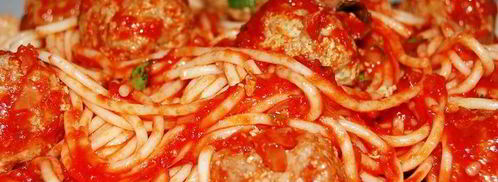 спагетти с паровыми тефтельками под томатным соусом. Шаг 6