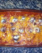 Тефтели из говядины в томатном соусе с сыром