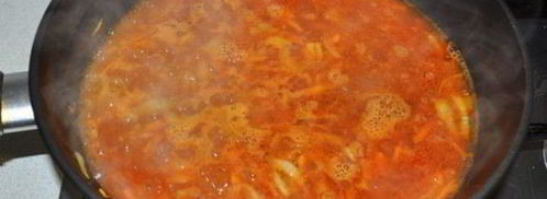 тефтели с булгуром в сливочно-томатном соусе. Шаг 4