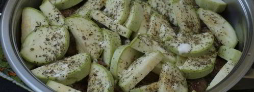 тефтели с кабачками в сковороде. Шаг 8