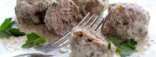 тефтели с кедровыми орешками в сливочном соусе. Шаг 10