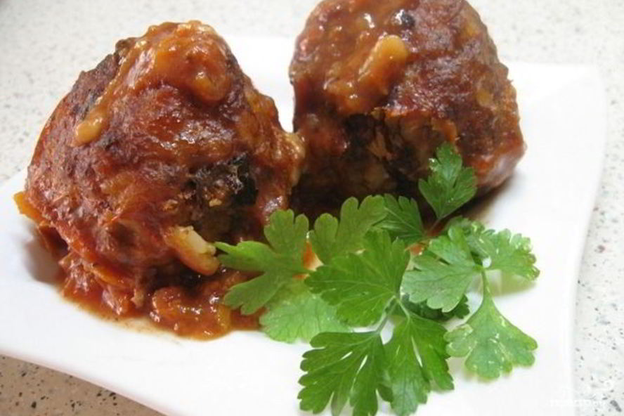 Рецепт тефтели с рисом в духовке