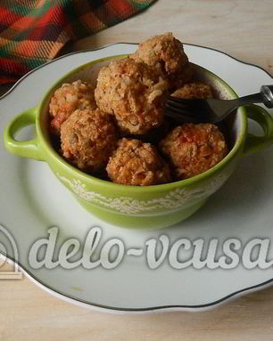 Тефтели с рисом в мультиварке