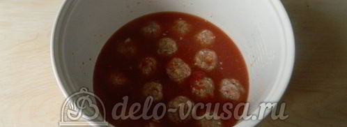 тефтели с рисом в мультиварке. Шаг 8