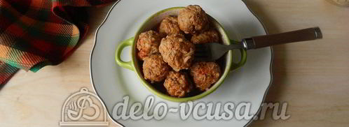 тефтели с рисом в мультиварке. Шаг 10