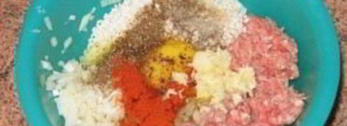 тефтели с сырым рисом. Шаг 2