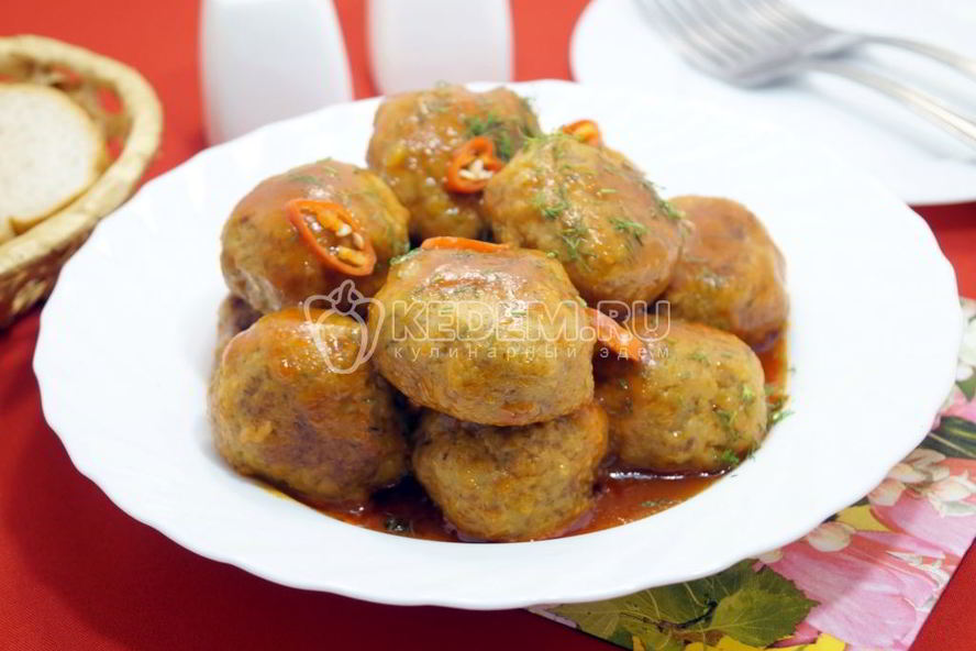 Рецепт тефтели с тыквой