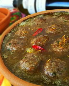 Тефтели в апельсиновом соусе