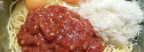 тефтели в гнездах из спагетти. Шаг 5