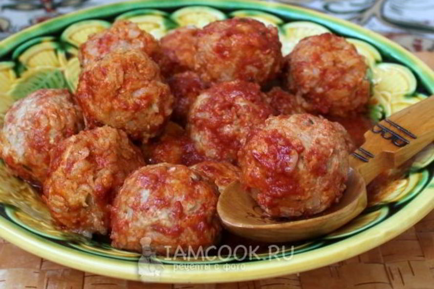 Рецепт тефтели в мультиварке, в томатном соусе с розмарином