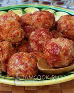 Тефтели в мультиварке, в томатном соусе с розмарином