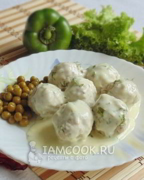 Тефтели в сырном соусе