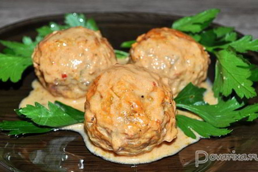 Рецепт тефтели, запеченные в рукаве