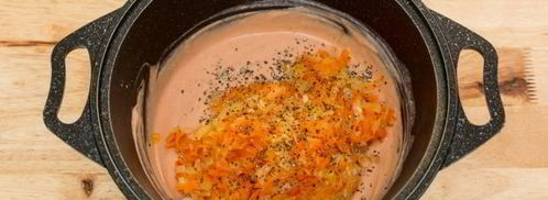 томатно-сметанная подлива для тефтелей с овощами. Шаг 8