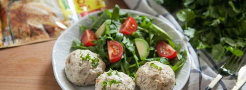 запеченные куриные тефтели с травами. Шаг 11