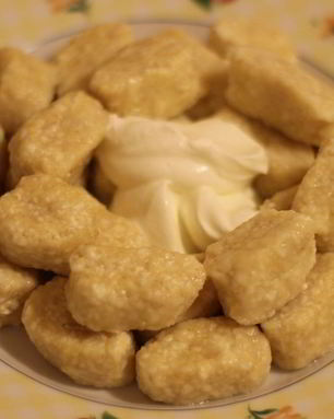 Ленивые вареники на овсяной муке