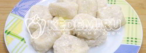 ленивые вареники с картошкой. Шаг 6