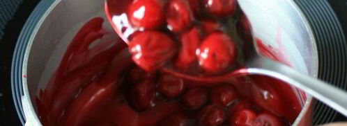 ленивые вареники с вишневым соусом. Шаг 2